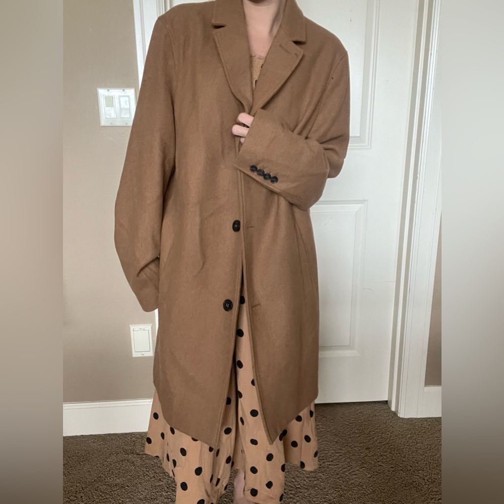 Cole Haan oversized Brown blazer Coat